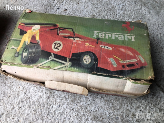 стара кола с дистанционно - FERRARI 312 PB - PIKO - DDR , снимка 12 - Антикварни и старинни предмети - 46382826