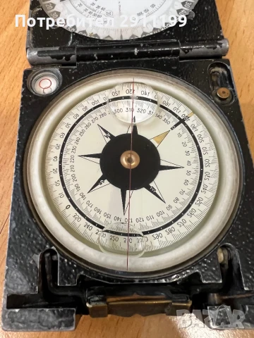 Антикварен компас, снимка 2 - Антикварни и старинни предмети - 50673394