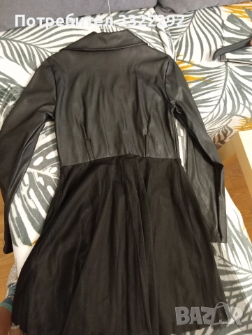 Дамска кожена рокля, M, снимка 3 - Рокли - 52771658