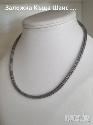 Сребърен синджир, колие 925 , снимка 3 - Колиета, медальони, синджири - 42013576