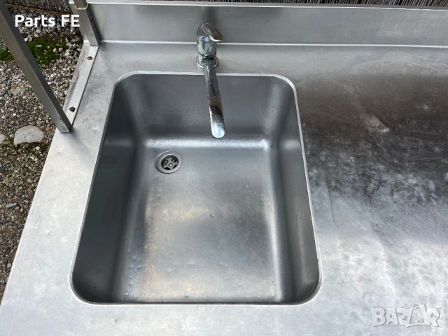 Професионална работна маса с мивка с надстройка неутрално оборудване, снимка 3 - Обзавеждане на кухня - 53054217