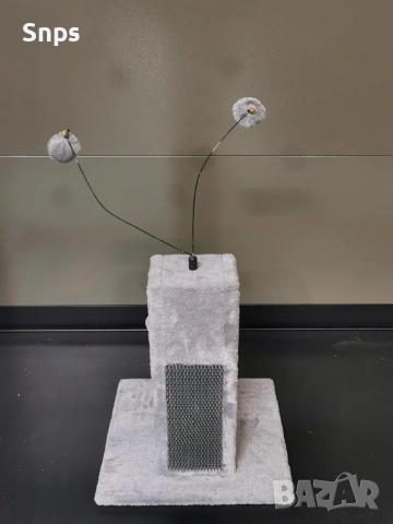 Дърво за драскане за котки Lara 35x35x68 см сиво ФЛАМИНГО, снимка 7 - За котки - 52174046