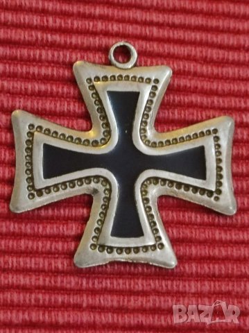 Стар емайлиран кръст. , снимка 4 - Колиета, медальони, синджири - 35978548