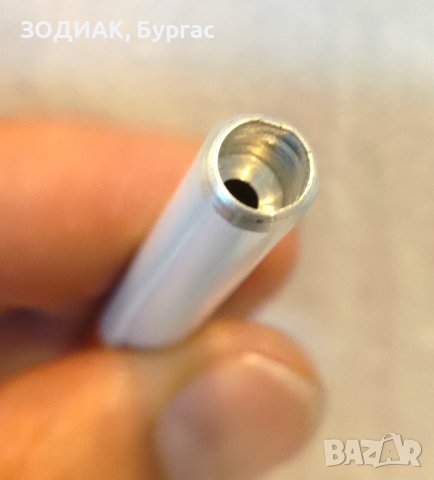 Алуминиева Тръбичка за Смъркане / Snuff Tube, снимка 3 - Други - 28021741
