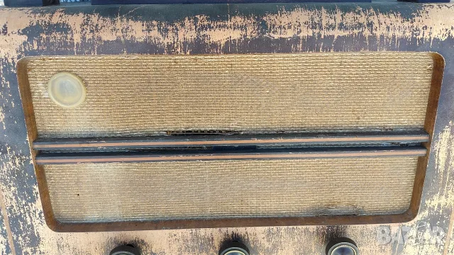 Лампов радиоприемник Philips 845 за реставрация/части, снимка 10 - Антикварни и старинни предмети - 55903437