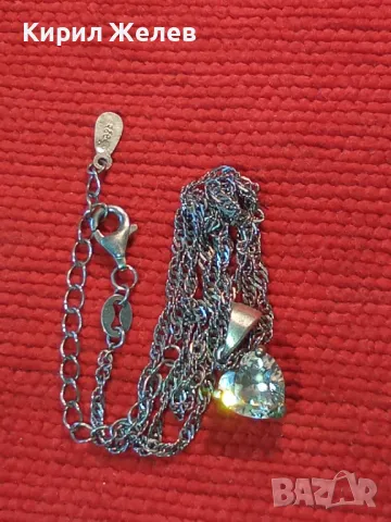 ПРЕКРАСНО СРЕБЪРНО КОЛИЕ със СРЕБЪРЕН МЕДАЛЬОН СРЕБРО 925 с ЮВЕЛИРНО ФАСЕТИРАН ЦИРКОН 45567, снимка 15 - Колиета, медальони, синджири - 46234200