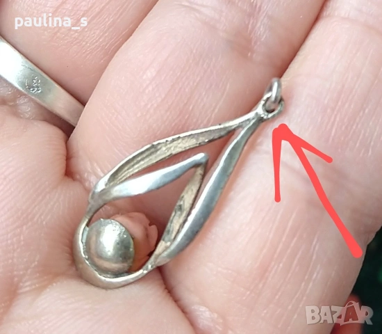 Три различни броя / Винтидж сребърна висулка / проба 925 , снимка 15 - Колиета, медальони, синджири - 43447440