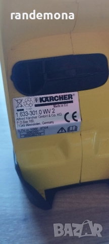 Акумулаторна стъклочистачка Karcher WV2 , снимка 2 - Парочистачки и Водоструйки - 52919107