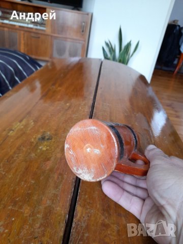 Стара дървена чаша,халба, снимка 5 - Други ценни предмети - 40123941