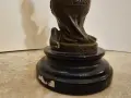 Прекрасна бронзова фигура на танцьорка , снимка 4