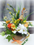 Великденска украса в керамична чаша, снимка 1 - Декорация за дома - 36129048
