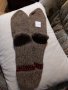 Ръчно плетени мъжки чорапи от вълна размер 42, снимка 1 - Мъжки чорапи - 41786914