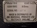 Marshall 1912 /1x12/150w, снимка 9