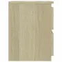vidaXL Нощни шкафчета, дъб сонома, 2 бр, 30x30x40 см, инженерно дърво, снимка 5