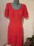 ПЛЕТЕНА ЧЕРВЕНА РОКЛЯ KENVELO - Размер М, снимка 2