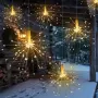 Декоративни LED светлини „Фойерверк“ (Gartenlicht) с дистанционно управление и водоустойчив корпус, снимка 1