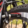 Гумички за V-Brake спирачки ELVEDES, Двукомпонентни, Черно-червени, 72 мм, Комплект, снимка 9