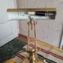 Настолна ел.лампа - месинг, снимка 5