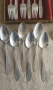 Посребрени мелхиорени лъжици ,вилици за супа от СССР , снимка 4