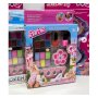 Комплект детски гримове Barbie, сенки и лак за нокти с аксесоари, снимка 2