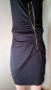 Всичко по 5 лв - Еластична черна дамска рокля MNG, снимка 5