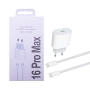 Зарядно за телефон 220v Digital One SP01137, 35W за iPhone 16, iPhone 16 Pro, iPhone 16 Pro Max, Typ, снимка 1