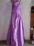 Дълга сатен коприна   рокля. , снимка 7