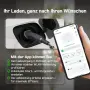 2в1 Мобилна зарядна станция dé, 25м кабел Type 2, 16A, CEE 11kW + шуко, Wi-Fi управление, снимка 3