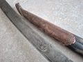 Османски Ятаган от AH1278-AD1862 с кания каракулак нож кама кинжал сабя , снимка 4