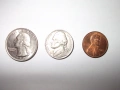 Пет американски монети с образа на четирима президенти , снимка 5