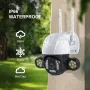 Външна камера NEW 496 iCsee 4MP ULTRA HD Waterproof 360 – Цветно нощно виждане, двупосочен звук, снимка 5