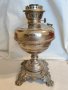 Старинна Бронзова Австрийска Газена Лампа DITMAR със Шише, снимка 8