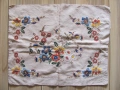 Винтидж ленена възглавница -ръчна бродерия, 58х45см., снимка 1