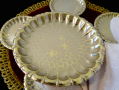 Посребрена чиния,купичка,релеф. , снимка 5