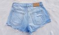 Къси дънкови панталони H&M с висока талия размер S, снимка 5