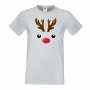 Мъжка тениска Коледа DEER FACE, снимка 4