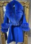 Дамски палта от кашмир и естествен косъм, снимка 1 - Палта, манта - 41925213
