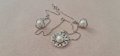 Комплект от естествени перли и сребро , снимка 1 - Бижутерийни комплекти - 35809328