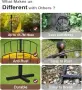 Свободностояща метална стойка Artigarden за градински маркуч до 45 м, снимка 4