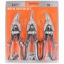 Комплект от 3 ножици за метал Werckmann metal cutter set, снимка 2