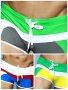 Мъжки модни бански шорти в контрастни цветове, 3цвята - 023