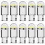 10 броя Автомобилна LED T10 крушка за габарити, за автомобил, Т10 крушки за кола, 12V бяла светлина , снимка 1