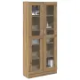 vidaXL Библиотека, дъб артизан, 82,5x30,5x185 см, инженерно дърво, снимка 2