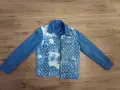 луксозният модел Louis Vuitton Monogram Bandana Mix Leather Denim Jacket., снимка 2
