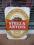 Метална табела бира Stella Artois Белгия първокласна премиум, снимка 1