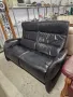  Диван Естествена Кожа с Релаксиращ Механизъм-внос от Германия!, снимка 2