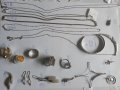 Сребърни верижки и висулки, обеци, снимка 18