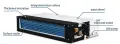 Конвектор вода-въздух (fan-coil) 11kW, DC мотор, 136см, за вграждане — нов, снимка 1