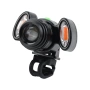 LED светлина за велосипед, Фар с три светлини, Ръчен фокус, 600Lumens, снимка 2