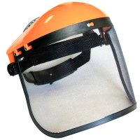 Предпазен шлем за косене на трева / Маска за тример с мрежа, снимка 2 - Градинска техника - 40533960
